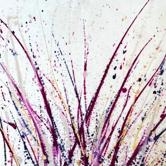 New Life, "Série Wild" de Lau Vago - peintre abstrait belge