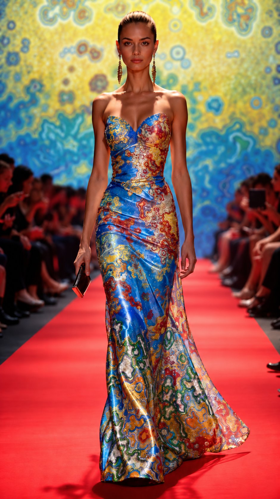 Photographie lors du défilé haute couture Boris Mestchersky - Peinture Art et Mode 2026