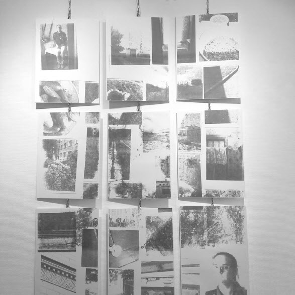 Marian Guillemin - Photogramme - Installation photographique: Essai Autobiographique : d'où je viens Bruxelles