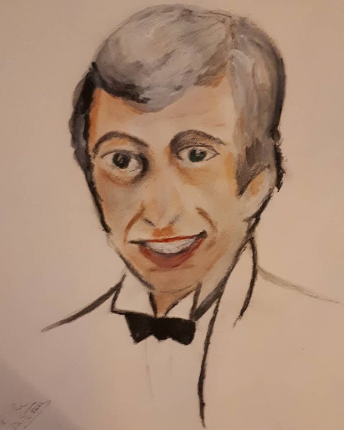 Portrait d'homme en smoking par Nicole De Pauw - artiste belge bruxelloise