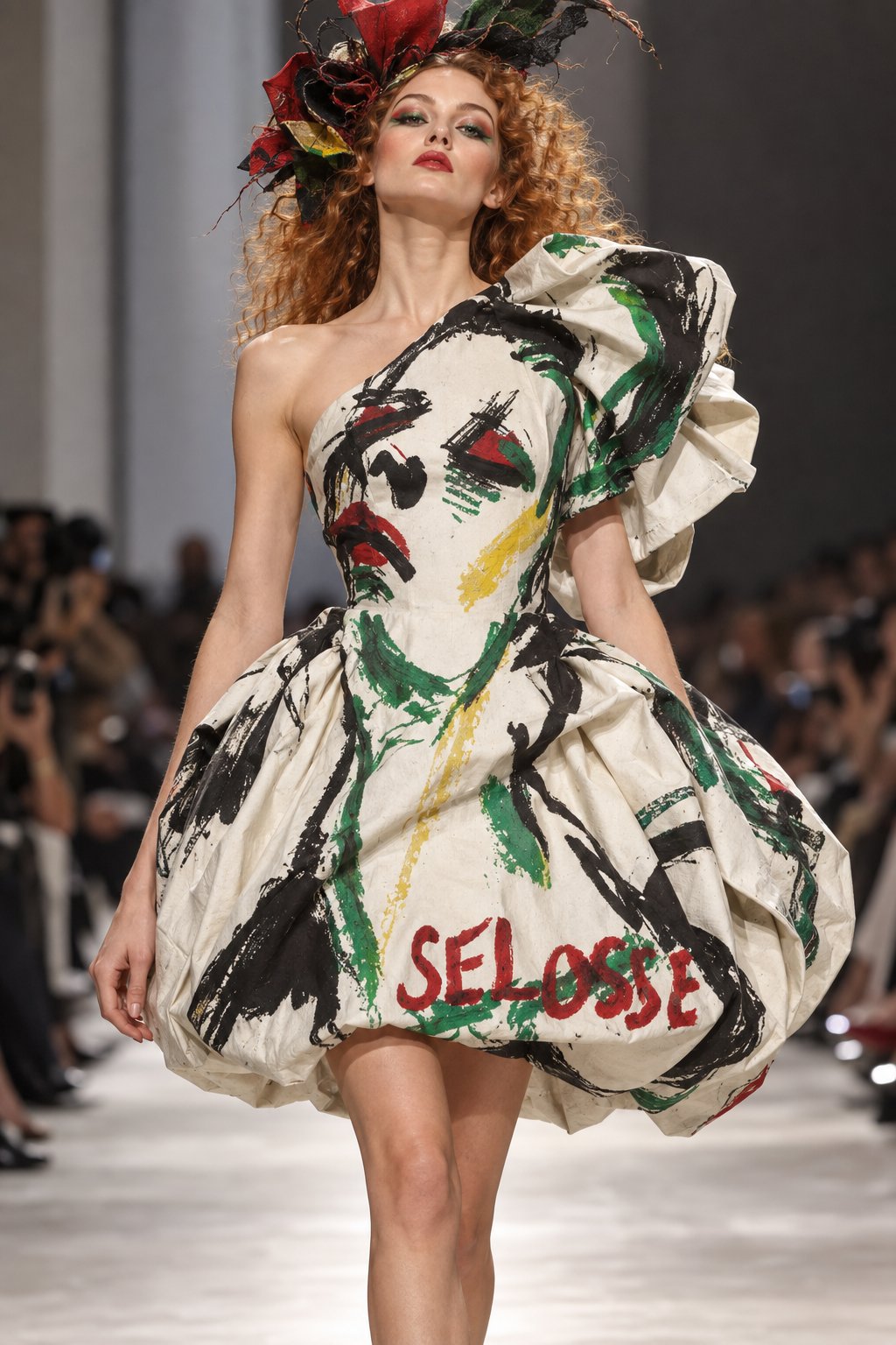 L'élégence expressionniste – Robe Haute Couture  | Selosse