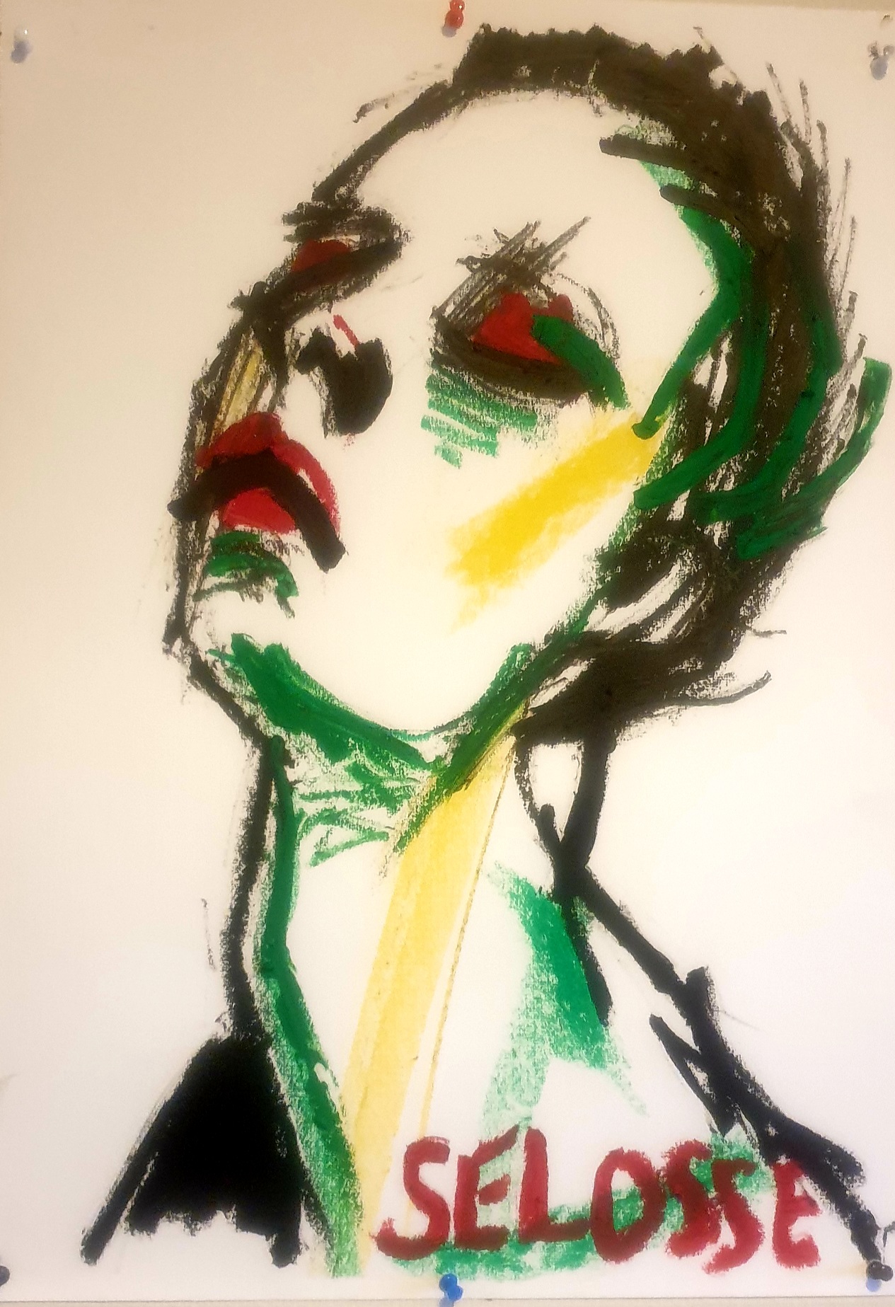 "Ouverture" Portrait expressionniste Jérôme Selosse