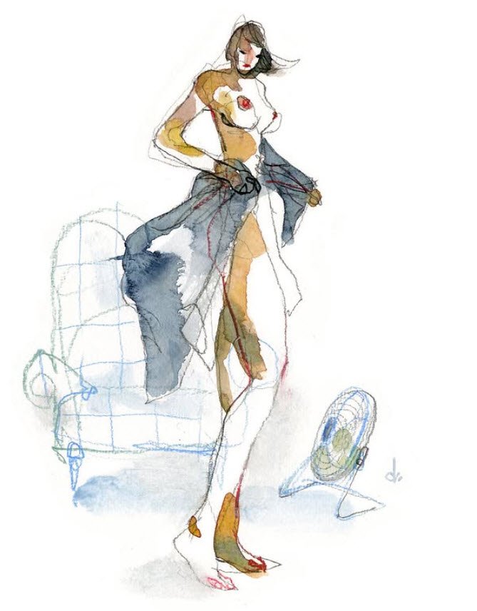 Elsa "La pub de shampooing" par Serge Dehaes — Serge Dehaes