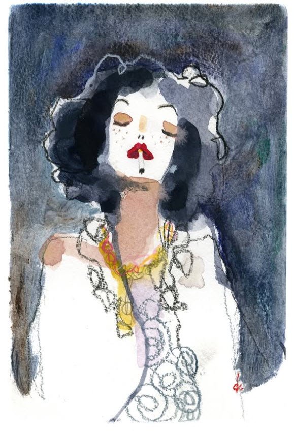 La fumeuse de Serge Dehaes — Serge Dehaes