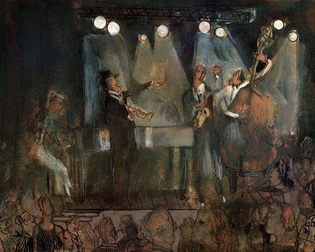 Premier concert de Jazz « Tout le monde veut devenir un cat » - par le dessinateur belge Serge Dehaes — Serge Dehaes