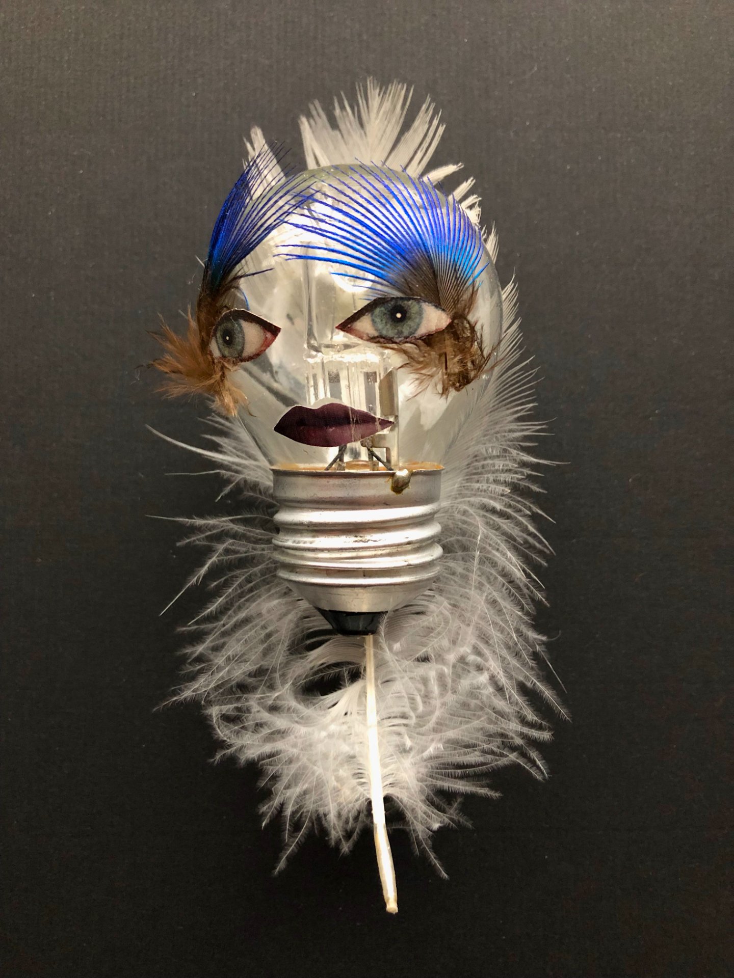 Tête Surréaliste aux Plumes - Eric Schmickrath — Eric Schmickrath