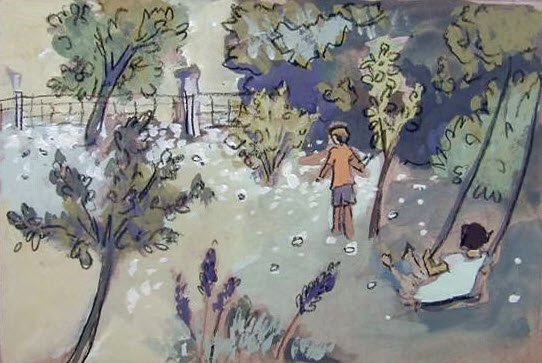Série Gouache d'été - Peintre française (Montreuil) — Isabelle Garnier Sagne