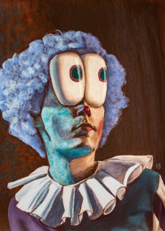 Lunael's Clown (2021) Dessin de VKanello Lessines — VKanello