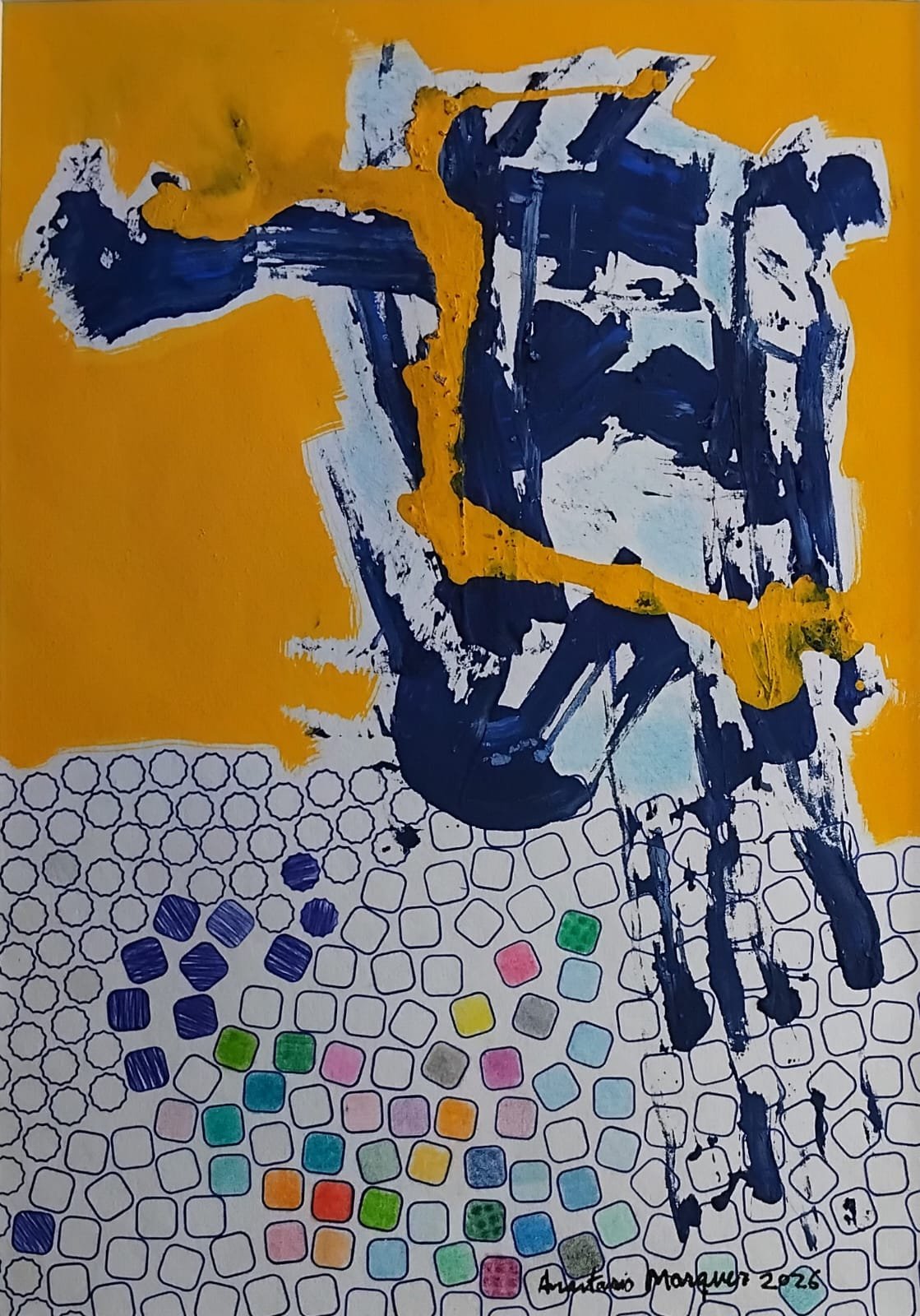Mosaïque sous l'orage bleu — Anastasio Marquez