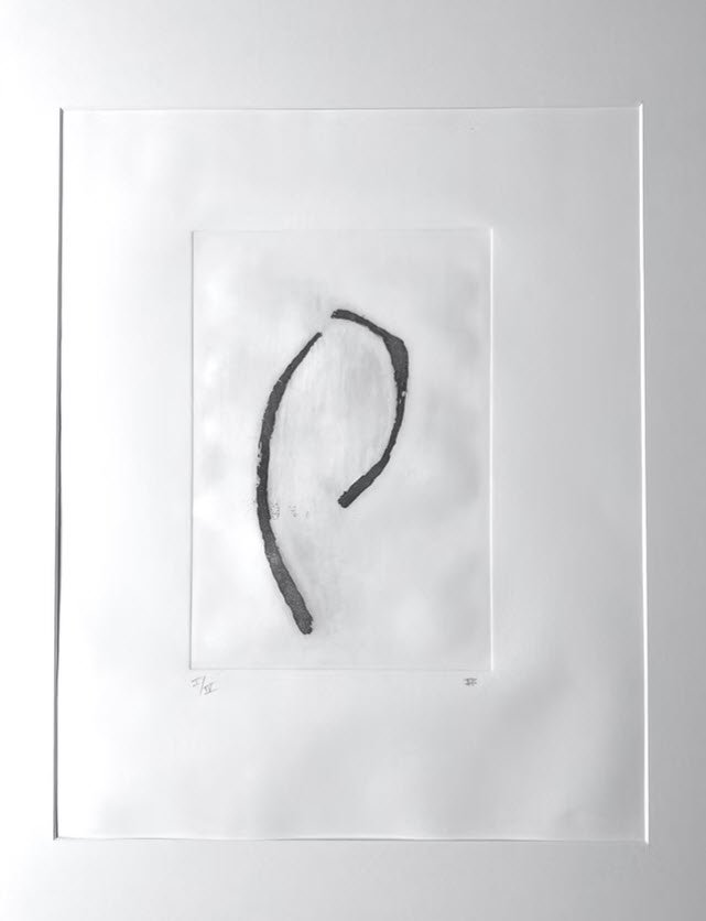 Gravure À l'eau forte - impression sur papier chinois d'Isabelle Fagot