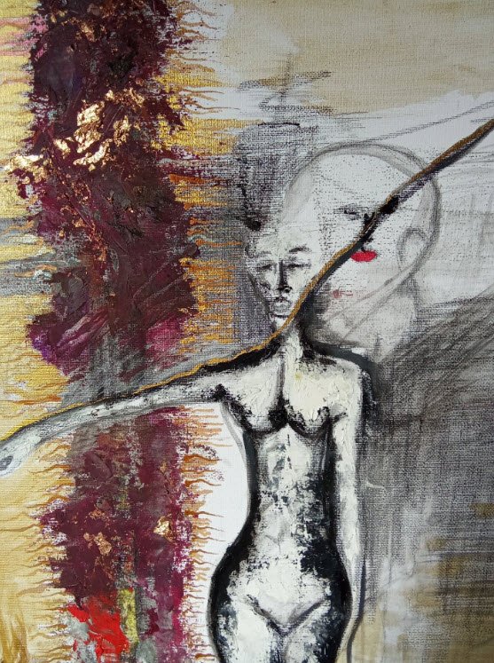 Figure en Suspension - de la peintre Loouze Fabrizio — Loouze Fabrizio