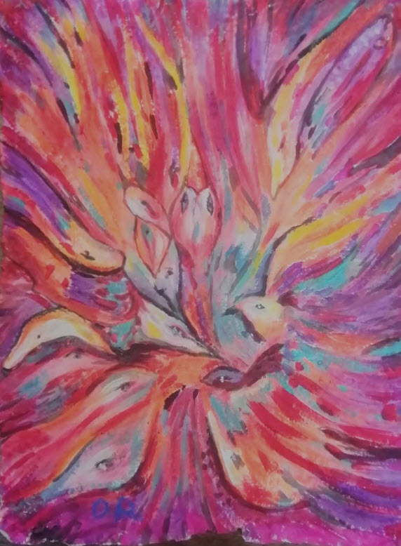 L'oiseau inconscient – Olena Rabitcheva. Artiste belge