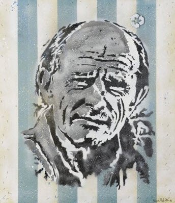 Portrait urbain "Jean-Louis Etienne" par Damien-Paul Gal - Artiste bruxellois