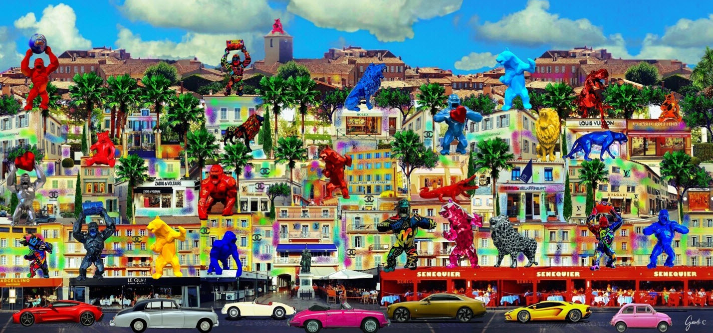 Saint-tropez orlinsky Parade (2026) - Arts numériques par Gaudi C - Pop Art