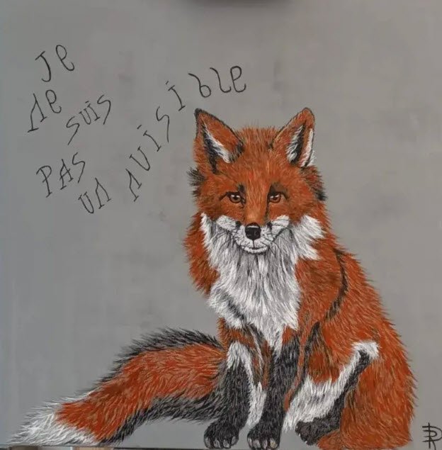 "Je ne suis pas un nuisible" - par l'artiste Rose de la Haye Bruxelles — Rose de la Haye
