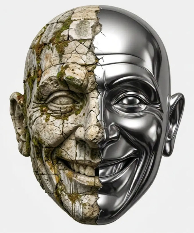 Amusement digital From All Directions collection 100x100 cm / Juillet 2026 Brahim Boulminate
