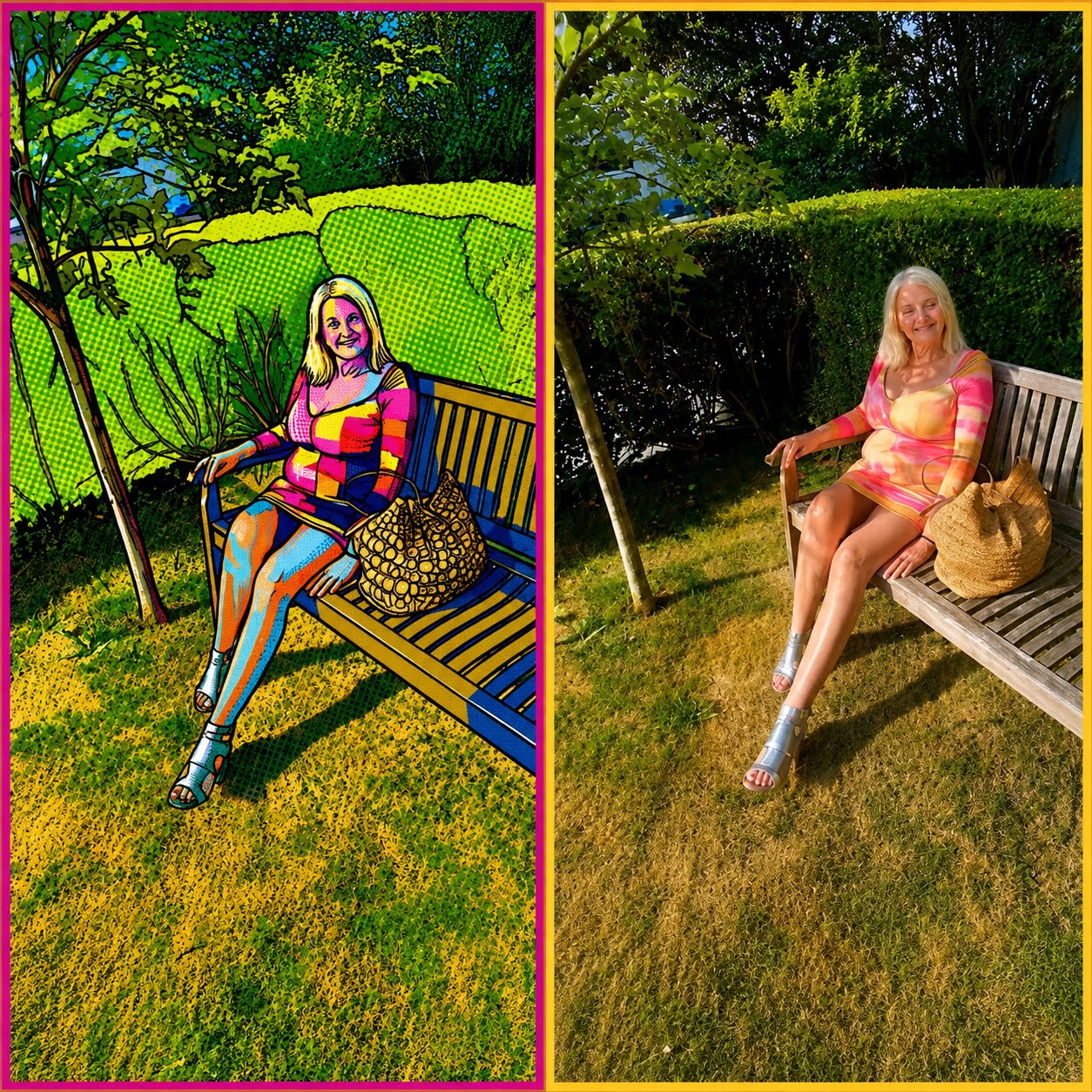 Quand dropmuse transforme un rayon de soleil en explosion pop-art... expansion