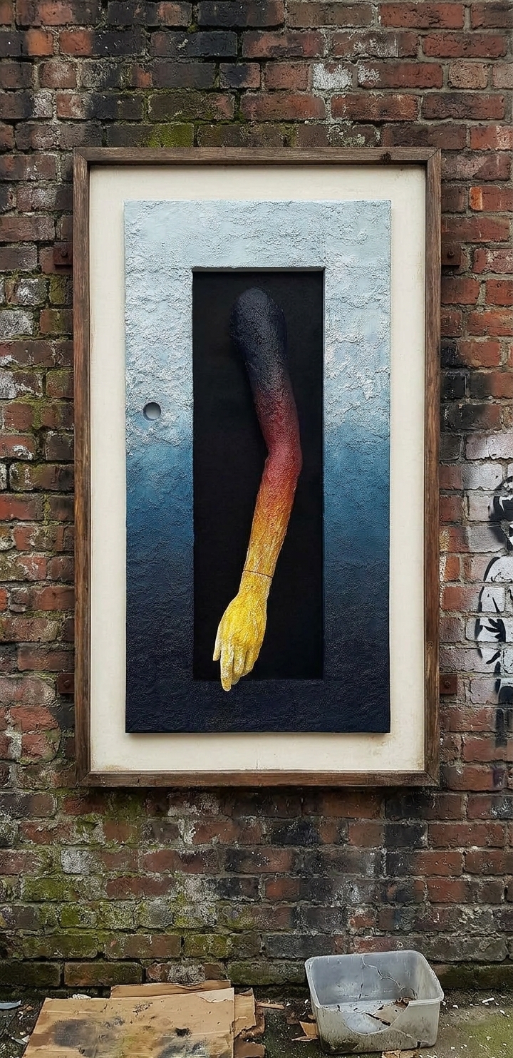 Hors des limites — mise en situation Mur en Briques — Txema Muñoz, Bruxelles