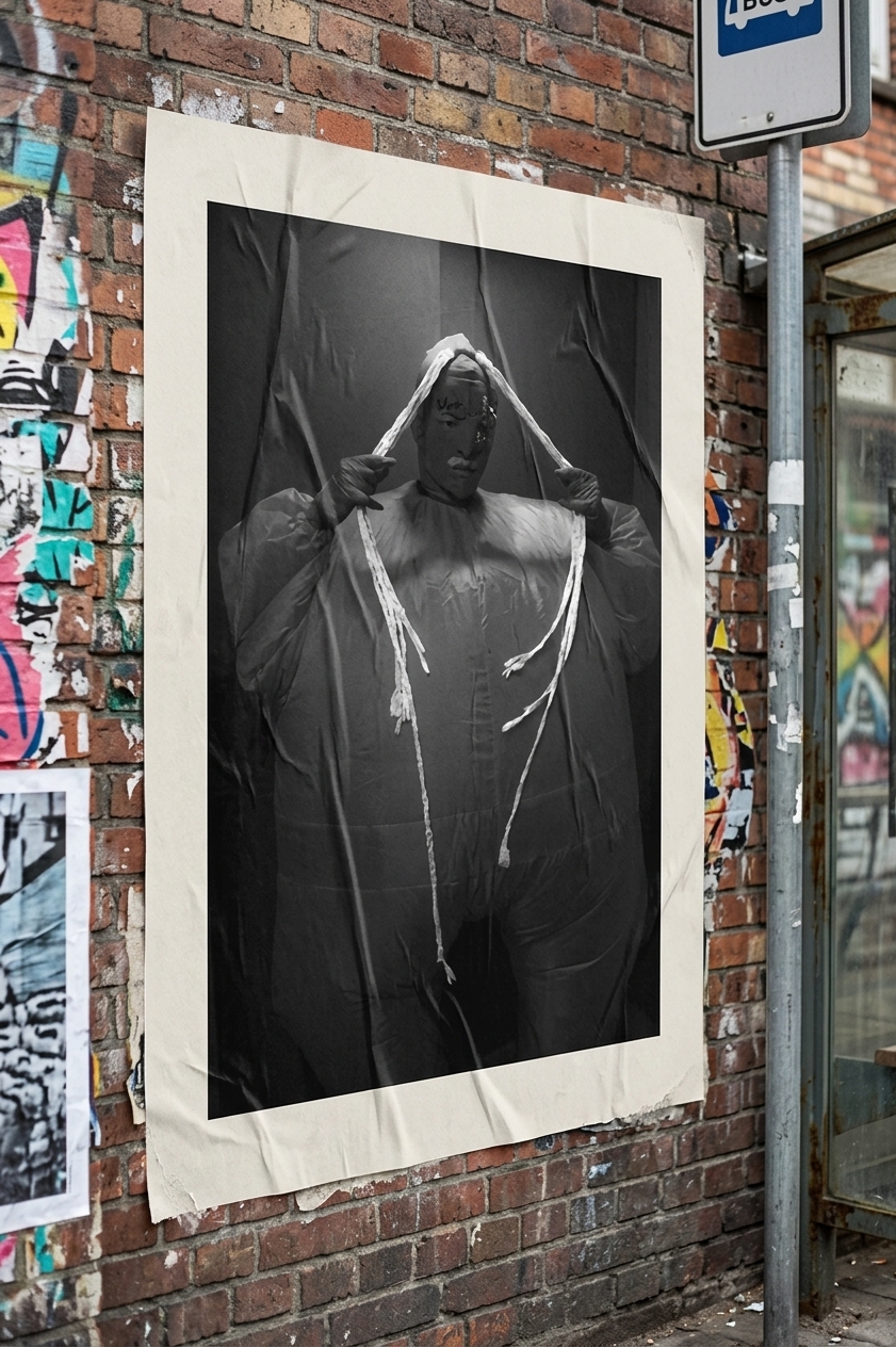 Sam Lomprez – Photographies et film pour Haolin Huang — mise en situation Affiche Urbaine — Sam Lomprez, Bruxelles, Belgique