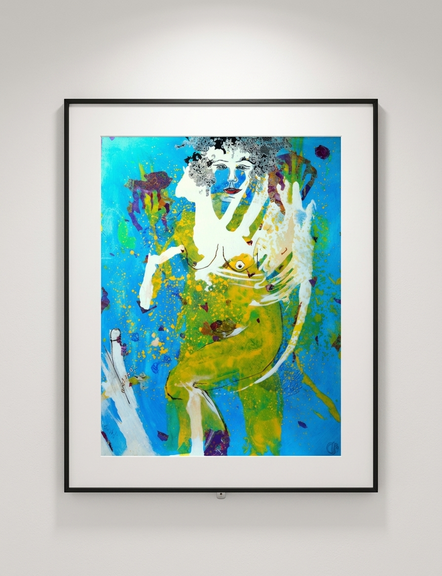 Au féminin  - oeuvre réalisée par Christel Totté — mise en situation Galerie d'Art — Christel Totté, Zaventem, Belgique