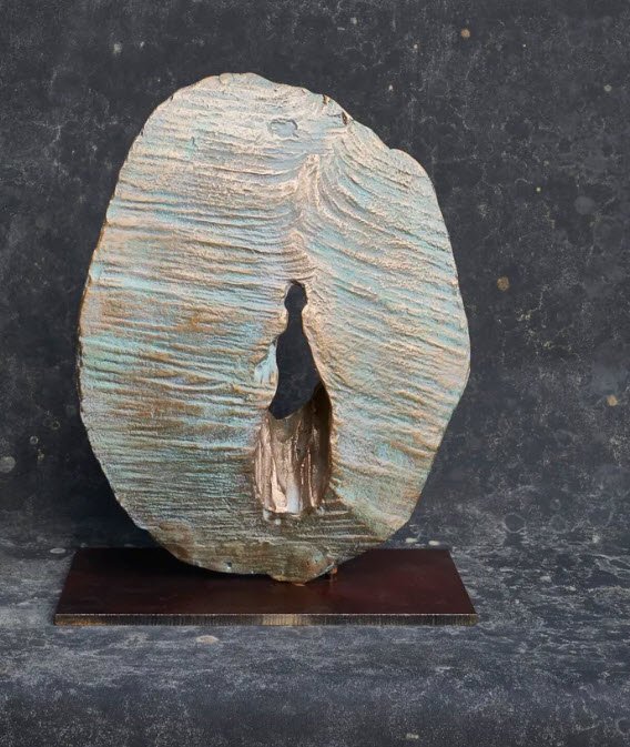 "Première Respiration" bronze de Halinka Jakubowska 2022  • Sculpteure Belgique — mise en situation Importé — Halinka Jakubowska, Liège, Belgique