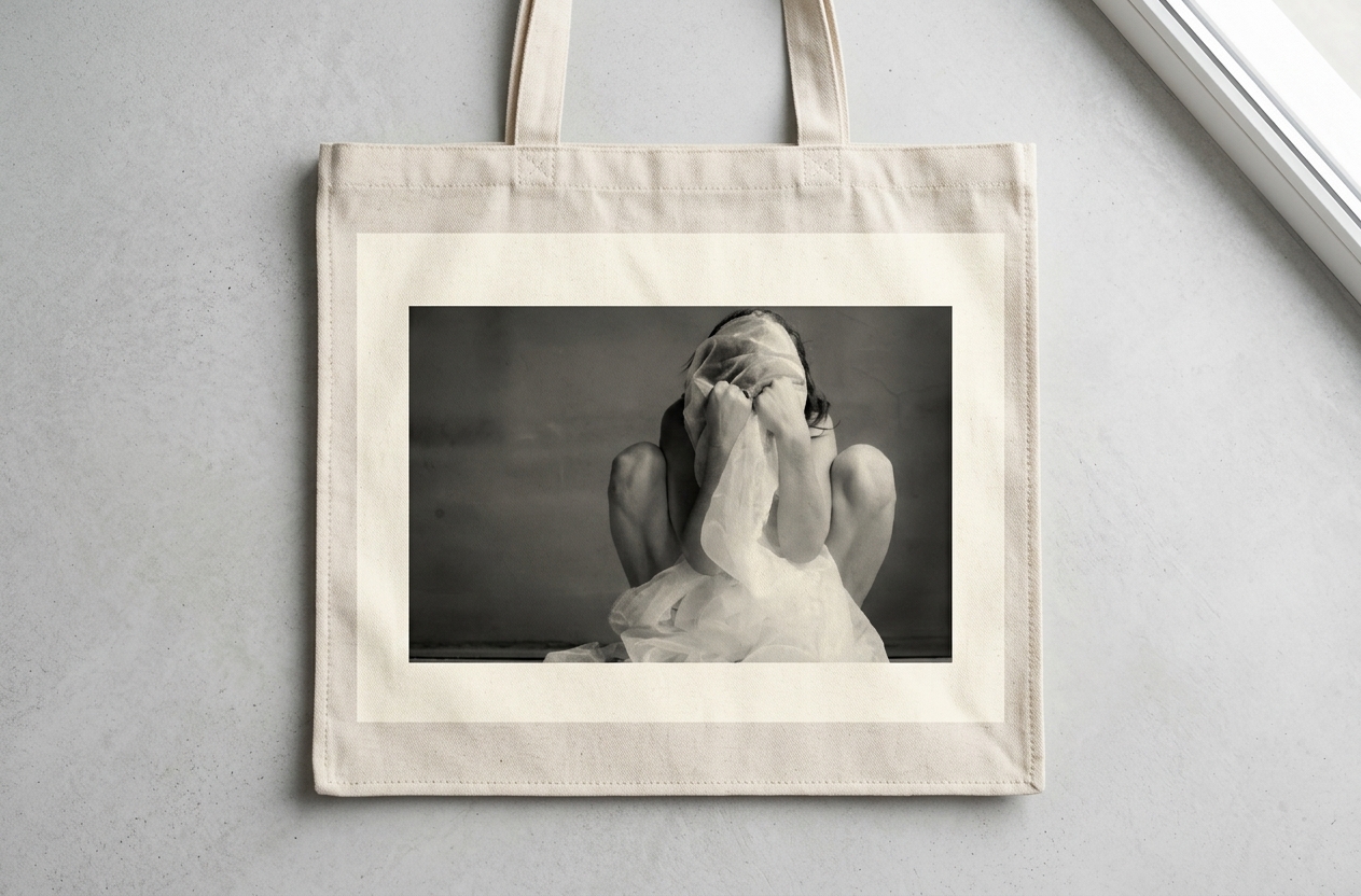 Série Evanaissance - Photographie - cliché de Frédérique Dehoux — mise en situation Tote Bag — Frédérique Dehoux, Bruxelles