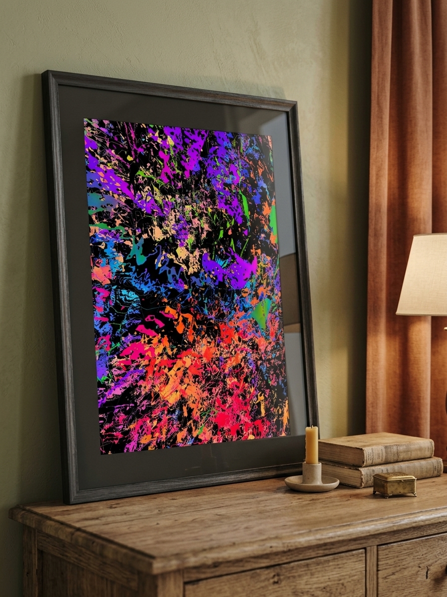 Splash of colors n°5 — mise en situation Chambre Cosy — Alexandra Daoust , Bruxelles,  Belgique