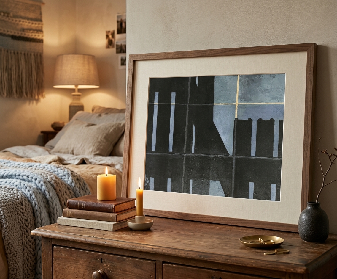 Ground control to Major Table (Série "Umbra") - Raphael van Keulen - Bruxelles — mise en situation Chambre Cosy