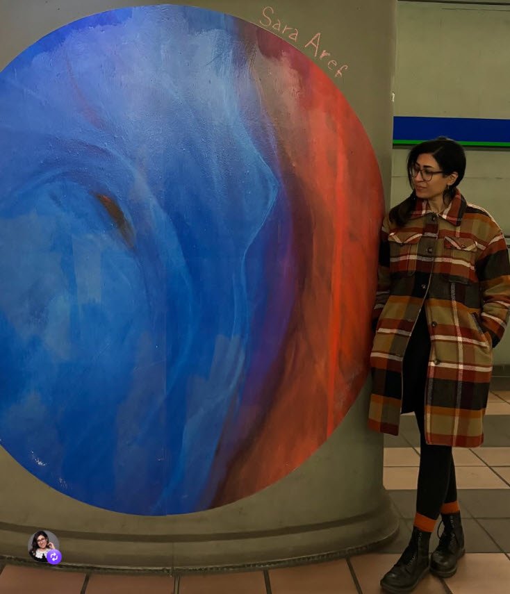 Sara Aref et sa peinture - Artiste peintre plasticienne Bruxelles — Sara Aref