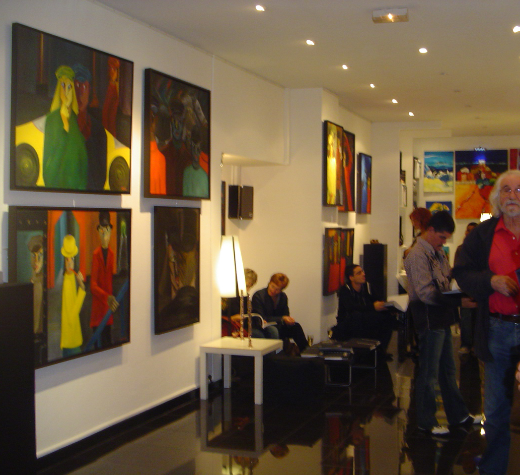 Plusieurs exposants dont Annie Fontaine