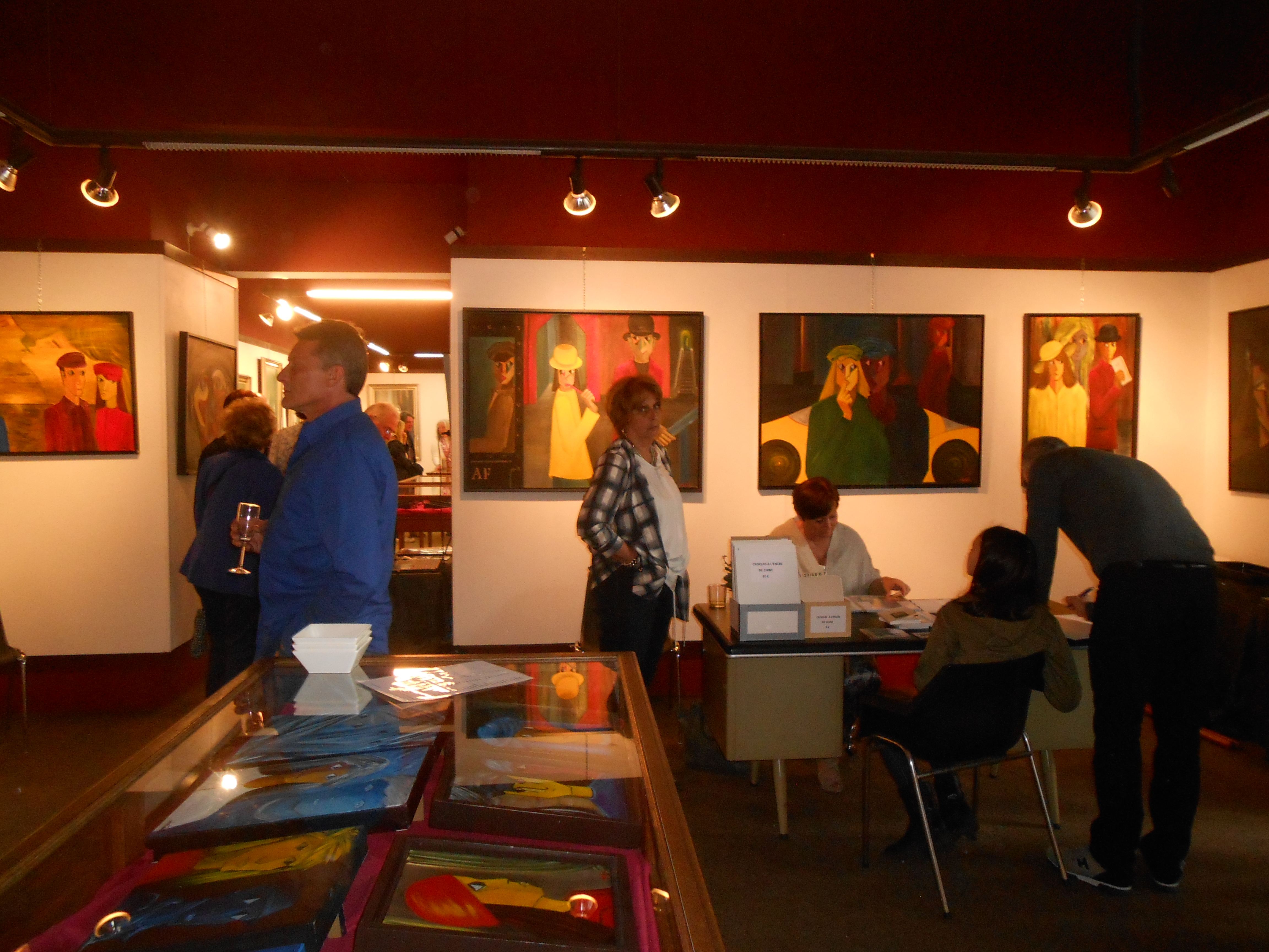 Exposition des oeuvres d'Annie Fontaine