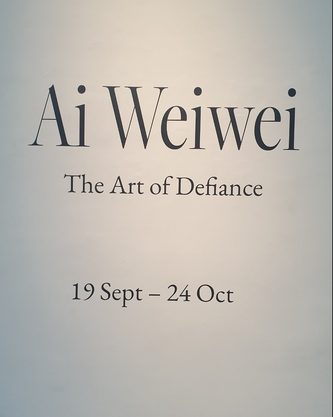 Affiche de l'exposition « The Art of Defiance »

Photographie — Exposition Ai Weiwei - 'The Art of Defiance' - Patrick Derom Gallery Bruxelles
