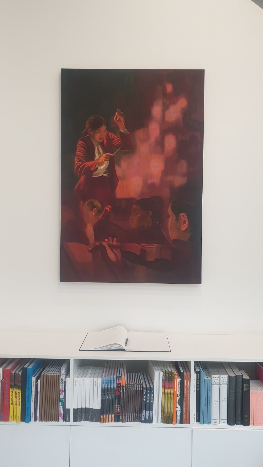 Photographie — Exposition After the Encounter Cece Philips - Bruxelles, Almine Rech, Ixelles - 2026 Oil on linen - 150 x 100 cm