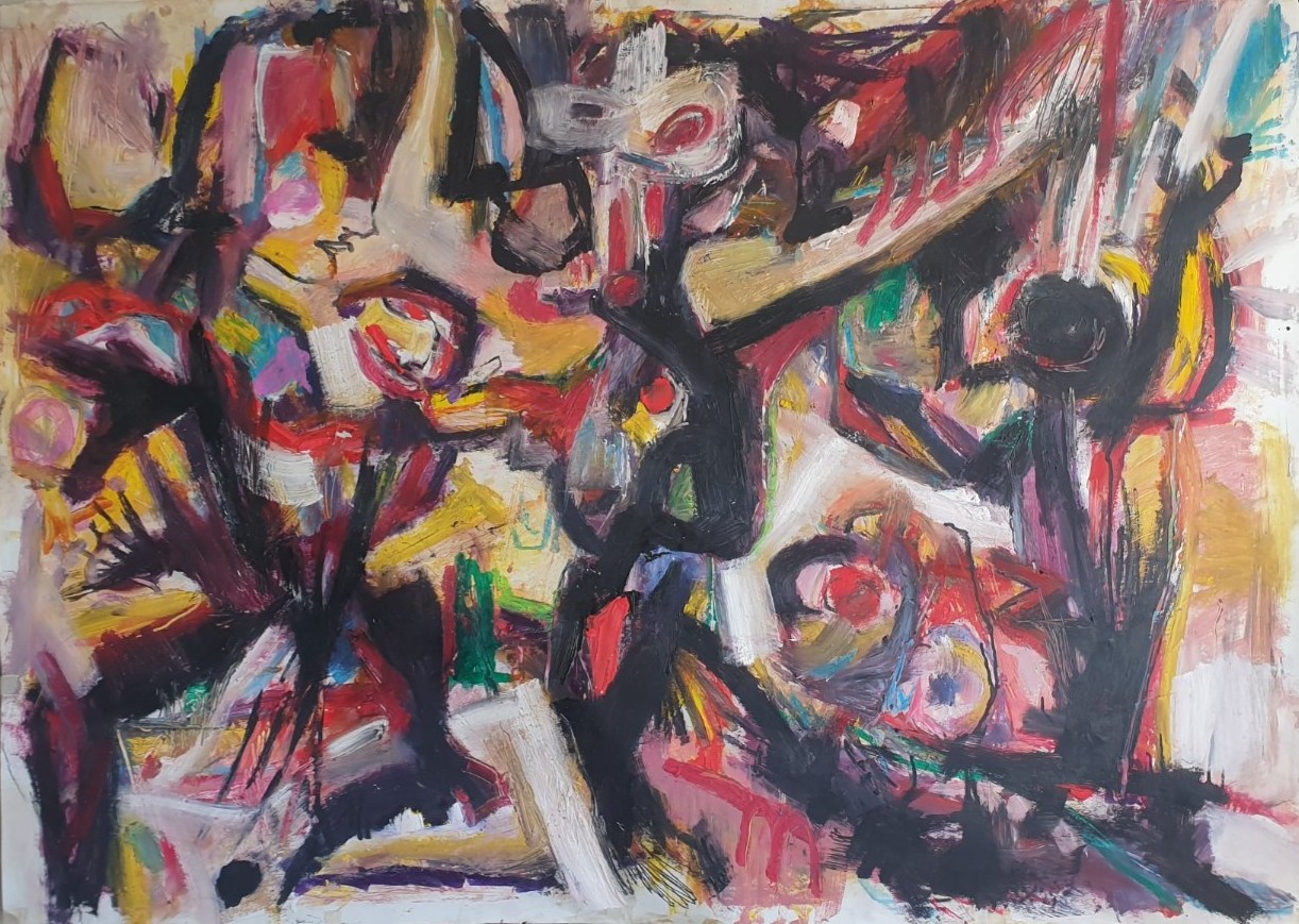Plongez dans la matière avec l'artiste Jérôme Selosse chez SELOSSE ART
Lignes de force, couleurs vibrantes et expressivité brute : zoom sur l'une des toiles percutantes signées Jérôme Selosse (https://dropmuse.art/artiste/jerome-selosse-artiste-numerique-dessinateur-bruxelles).
Ce plan rapproché permet d'apprécier toute l'énergie du geste pictural et la richesse des textures de l'artiste. Cette œuvre fascinante est à retrouver au cœur de notre exposition collective réunissant 6 artistes belges, organisée spécialement pour le Parcours d'Artistes d'Ixelles 2026.
N'hésitez pas à venir vous perdre dans les détails de cette toile directement sur place, au 22 avenue Armand Huysmans !
📌 Toutes les informations sur l'événement :
https://dropmuse.art/evenement/exposition-collective-de-6-artistes-belges-a-ixelles-bruxelles-parcours-dartistes-2026-selosse-art-2
📍 Découvrir le lieu d'exposition :
https://dropmuse.art/acteur-culturel/selosse-art-centre-culturel-centre-bruxelles

Photographie — Exposition collective de 6 artistes belges à Ixelles, Bruxelles — Parcours d'Artistes 2026, SELOSSE ART — 22 avenue Armand Huysmans

#JeromeSelosse #ParcoursDartistes2026 #Ixelles #BruxellesArt #PeintureExpressive #SelosseArt #ArtBelge #ArtisteBruxellois #Dropmuse #ScenographieArt — Jérôme Selosse