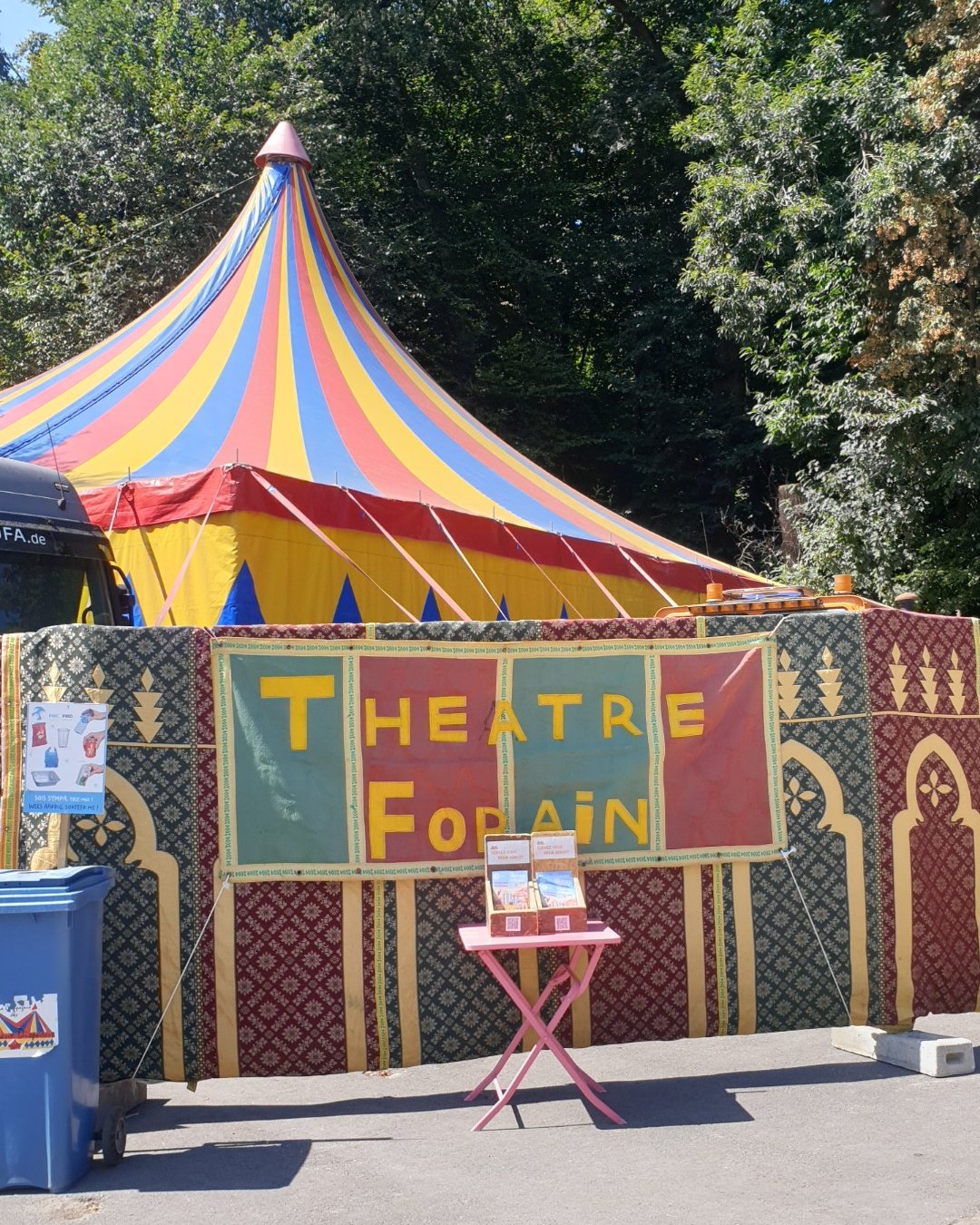 Photographie — Festival Théâtres Nomades, Bois de la Chambre, Bruxelles