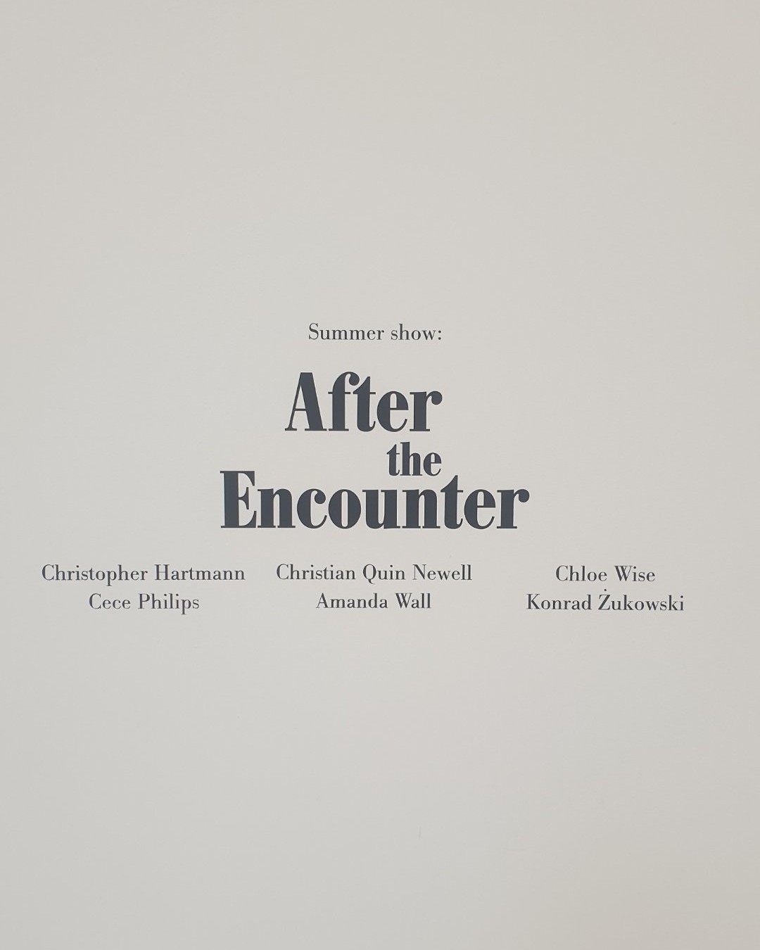 Photographie — Exposition After the Encounter : Chloe Wise, Cece Philips, Amanda Wall, Christopher Hartmann, Christian Quin Newell - Ixelles - Bruxelles, Almine Rech, Ixelles