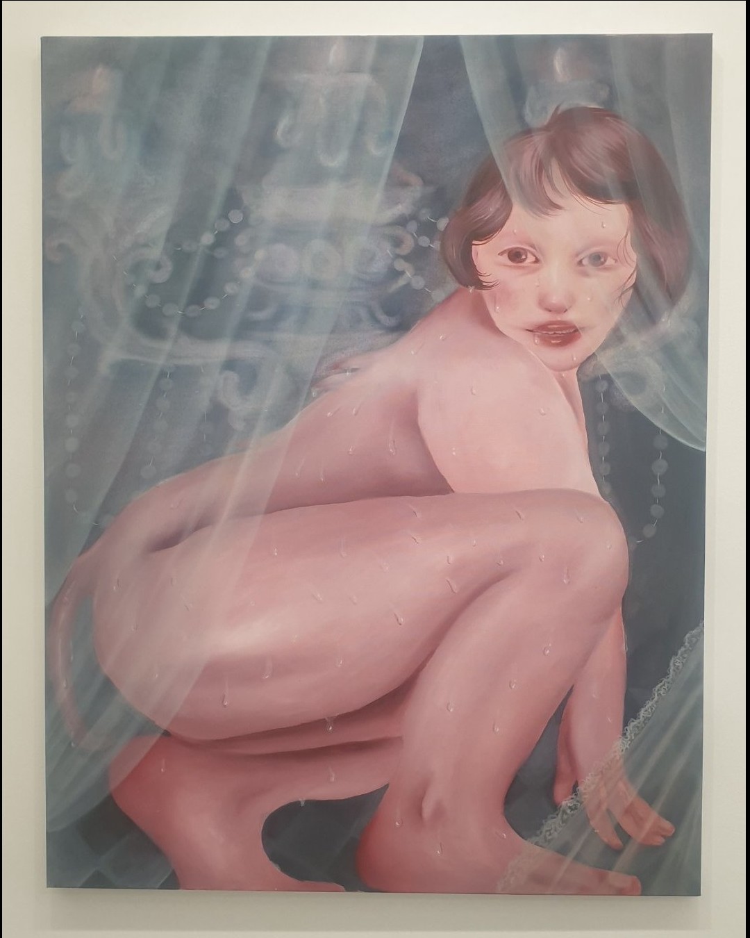 Photographie — Exposition Entr’acte d’été - Galerie Peter Gaugy Gallery - Cambre - Ixelles -Bruxelles
Dominika Kováčiková
She comes at night, 2026
oil on canvas
116 × 90 cm
4 500 € (TVA comprise)