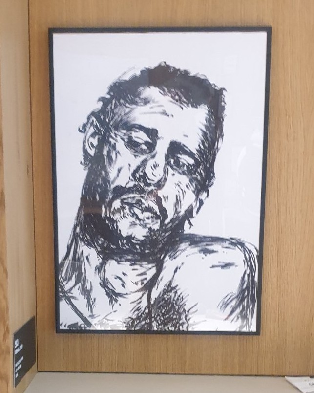 Photographie portrait en encre noire de l'artiste bruxelloise Ski, exposition du Parcours d'artistes Etterbeek 2026, Centre administratif communale d'Etterbeek, Bruxelles

https://artbyski.com/shop/ — Jérôme Selosse