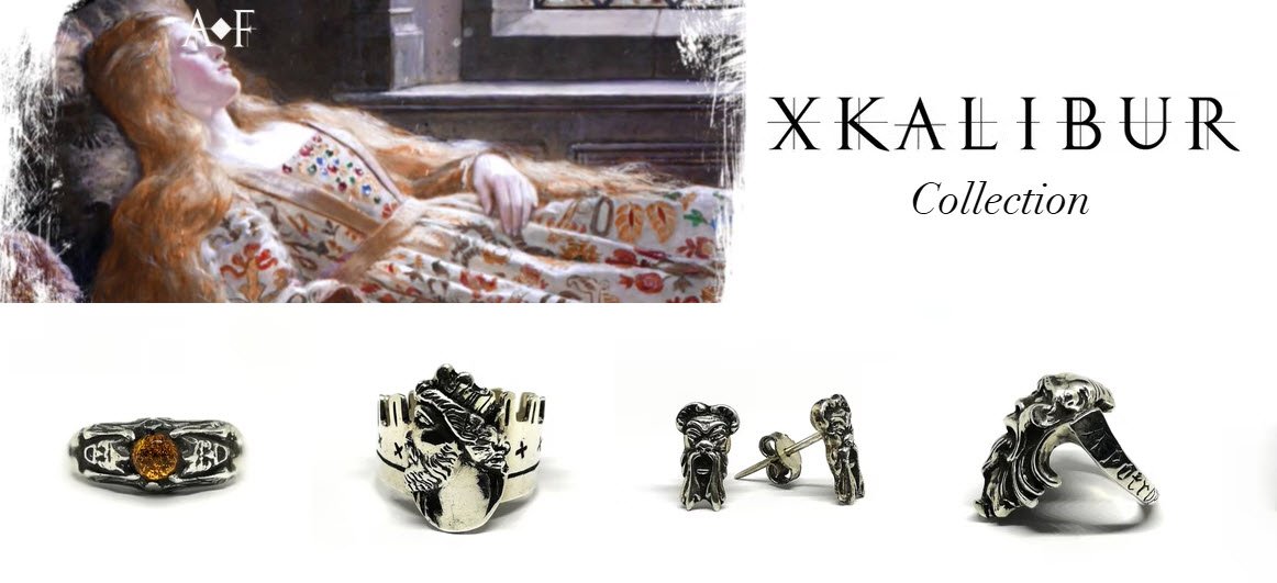 Collection XKALIBUR par Tegan Pick : bijoux sculptés en argent et bronze — Tegan Pick
