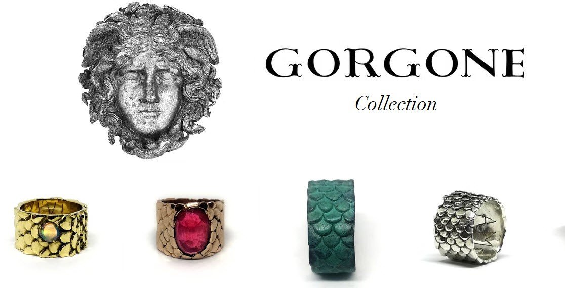 Gorgone Collection par Tegan Pick : bijoux en or, argent et pierres précieuses — Tegan Pick