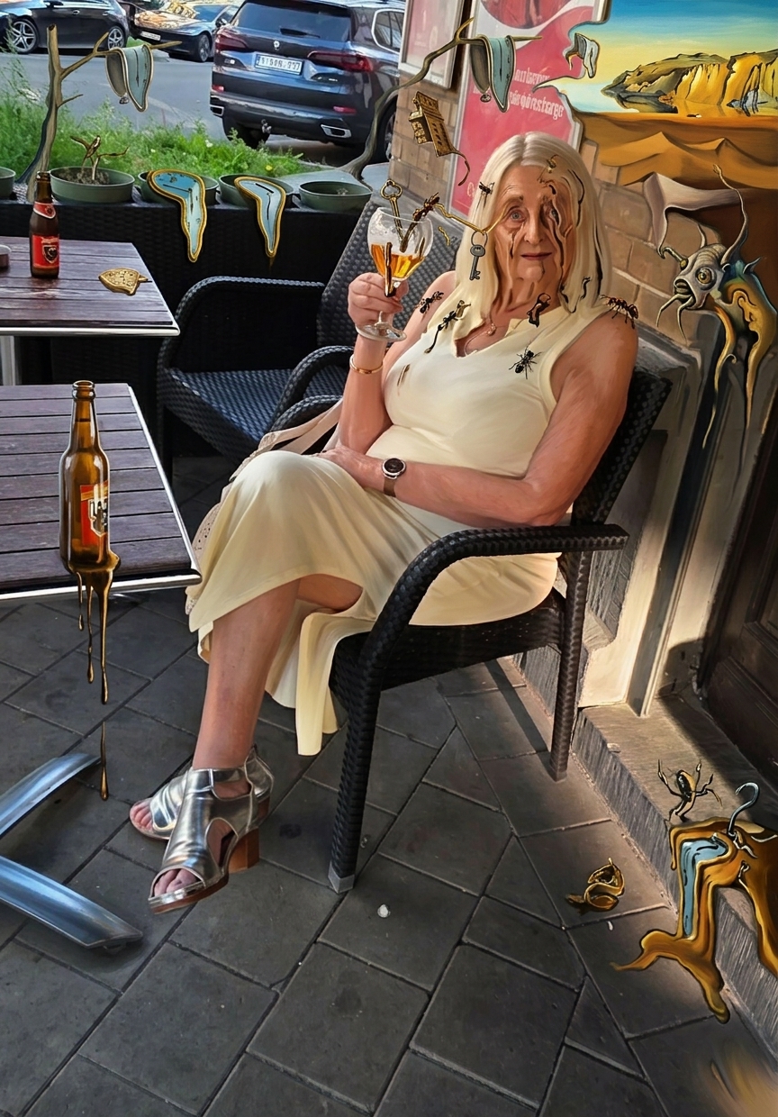 Apéritif dans l'éternel désir