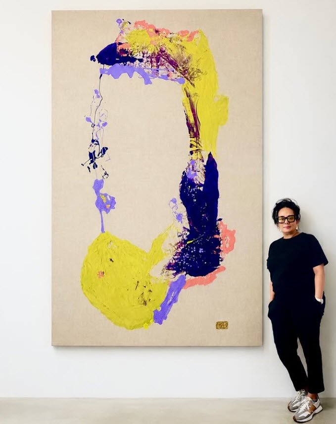 Du code à la toile : portrait d'une artiste bruxelloise Saloua Sarhiri Bruxelles