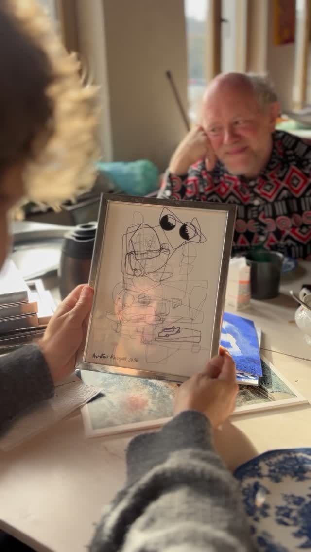 Visite chez Anastasio Marquez : amlou et la pochette de l'album Casa — Anastasio Marquez