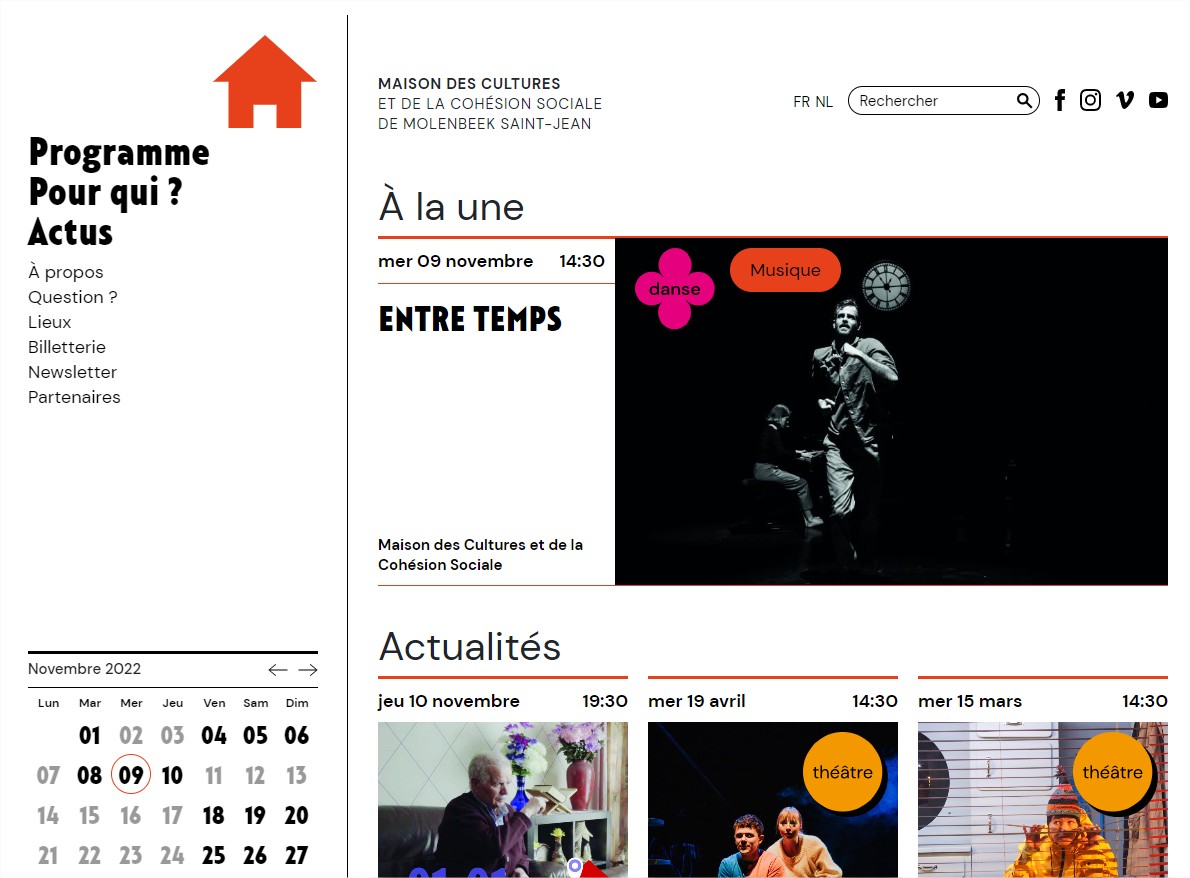 Maison des Cultures et de la cohésion sociale de Molenbeek (MCCS)