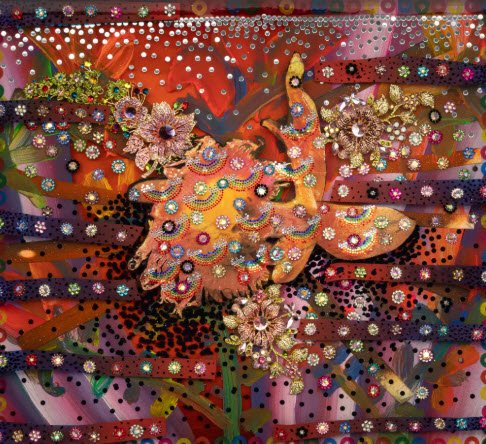 Exposition peinture huile - Lisa Vlaemminck - 'Dressage Ruined by Puffers'- Rodolphe Janssen - Bruxelles