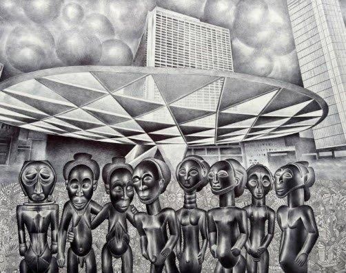 Exposition Raymond Tsham, Reinata Sadimba - 'Héritage vivants. Réinventer les formes ' - Uccle - Bruxelles