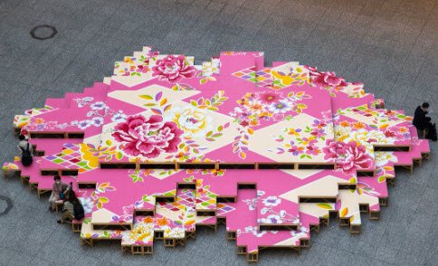 Tea Towels and Serviettes, de Michael Lin - Ixelles - Brussels