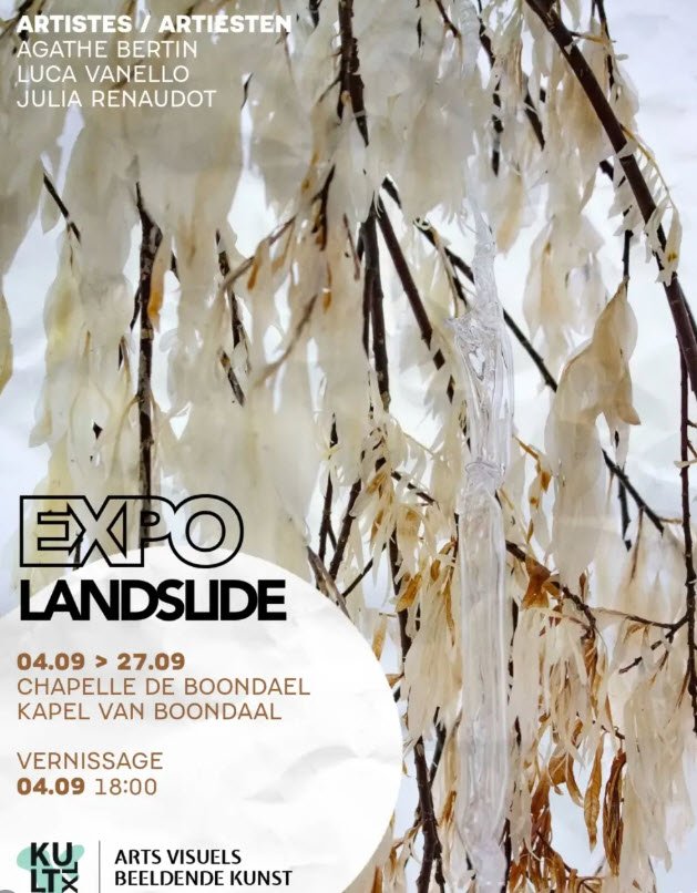 Exposition Landslide à la Chapelle de Boondael : Art et scénographie à Ixelles