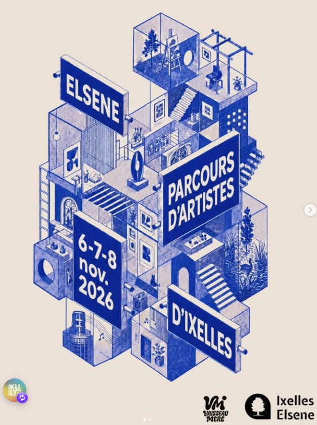 Parcours d’Artistes d’Ixelles 2026 : Ateliers Ouverts & Création Locale | Ixelles