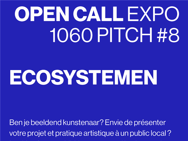 Exposition 1060 Pitch#8 Ecosystems - Saint-Gilles - Bruxelles
